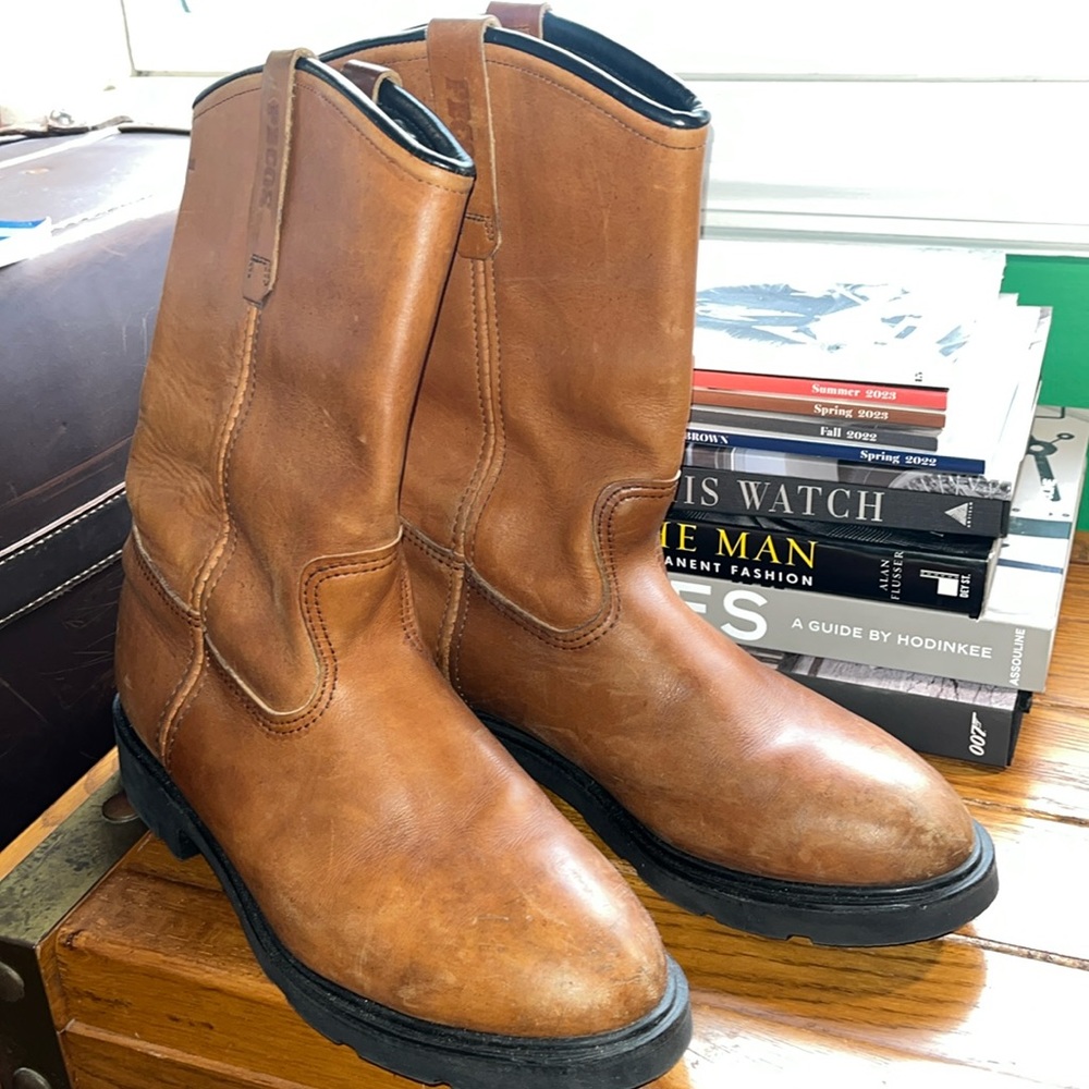 Red Wing Pecos Gore-Tex Leather Pull-On Boots Men’s 9D Made in USA
